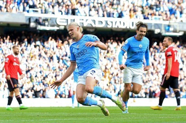 Manchester United werd vernederd en Haaland wordt de hoofdrolspeler